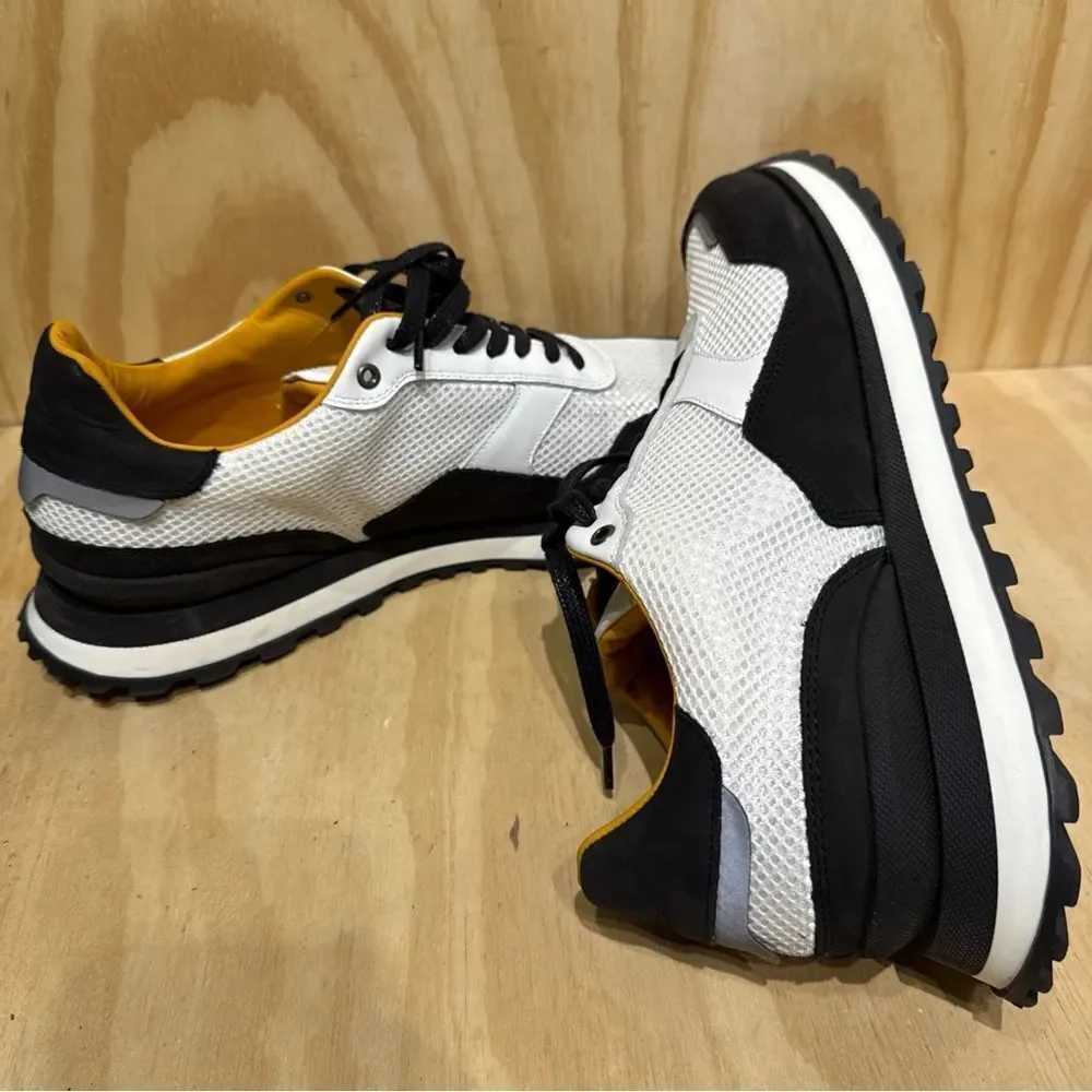 Good Man Brand Aspire Trainer Steel City (Black, White, Yellow) Size 14
